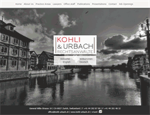Tablet Screenshot of kohli.ch